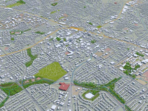 greensboro city north carolina usa 3D Model