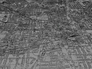 greensboro city north carolina usa 3D Модель