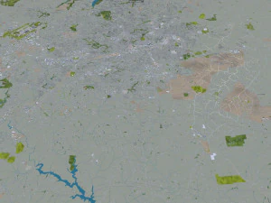 greensboro city north carolina usa 3D Model