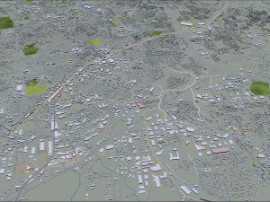 greensboro city north carolina usa 3D Model