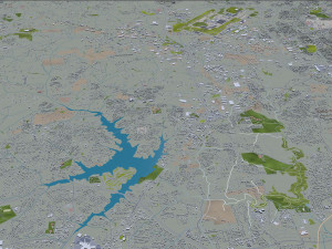 greensboro city north carolina usa 3D Модель