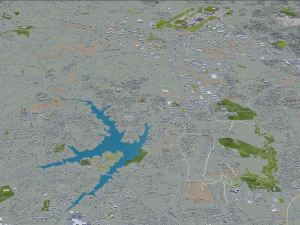 greensboro city north carolina usa 3D Model