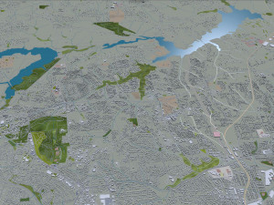 greensboro city north carolina usa 3D Модель