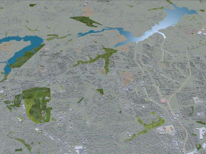 greensboro city north carolina usa 3D Model