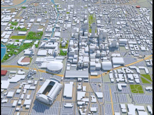 indianapolis indiana usa 3D Model