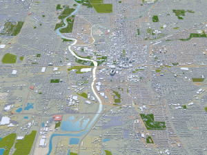 indianapolis indiana usa 3D Модель