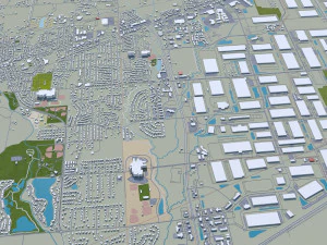 indianapolis indiana usa 3D Model