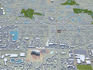 indianapolis indiana usa 3D Model