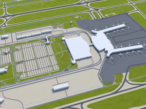 indianapolis indiana usa 3D Model