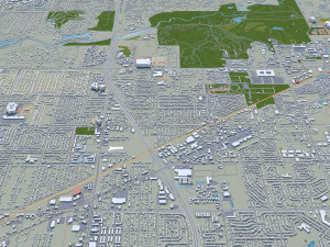 indianapolis indiana usa 3D Модель