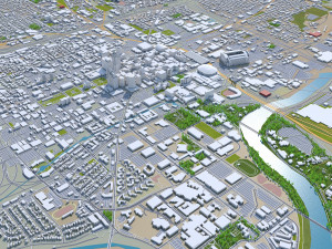 indianapolis indiana usa 3D Модель