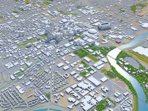 indianapolis indiana usa 3D Model