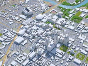 indianapolis indiana usa 3D Model