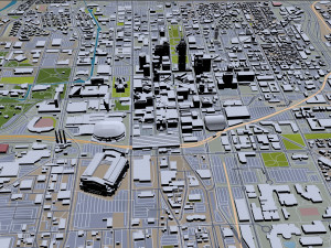 indianapolis indiana usa 3D Модель