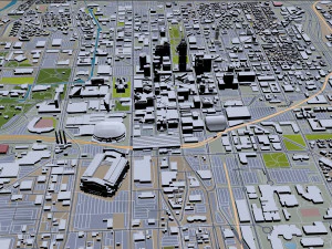 indianapolis indiana usa 3D Model