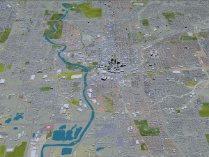 indianapolis indiana usa 3D Модель