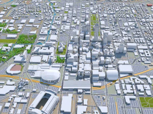 indianapolis indiana usa 3D Model