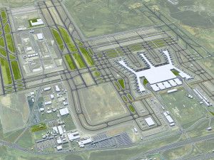 Metropolitan Area Istanbul Turkey 100km 3D Model