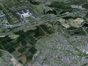 Metropolitan Area Istanbul Turkey 100km 3D Model