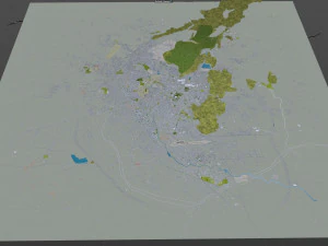 jaipur city india 3D Model
