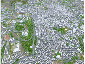 Jerusalem city israel 60km Modelo 3D
