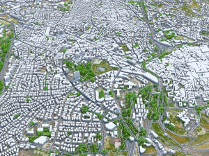 Jerusalem city israel 60km 3D Model