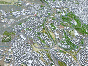 Jerusalem city israel 60km 3D Model
