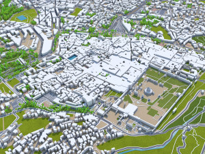 Jerusalem city israel 60km Modelo 3D