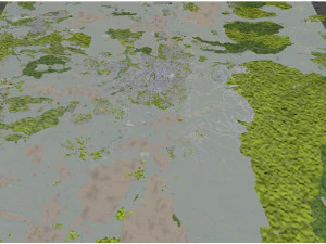 Jerusalem city israel 60km 3D Model