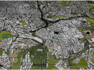 Jerusalem city israel 60km Modelo 3D