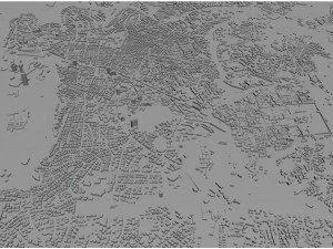 Jerusalem city israel 60km 3D Model