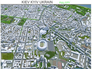 Kiev city kyiv ukrain 70km 3D 모델