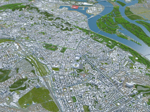 Kiev city kyiv ukrain 70km 3D 模型