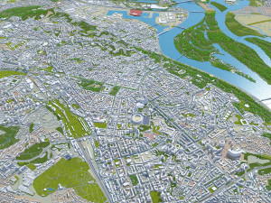 Kiev city kyiv ukrain 70km 3D 模型