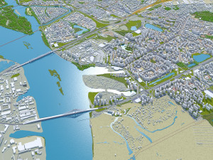 Kiev city kyiv ukrain 70km 3D 模型