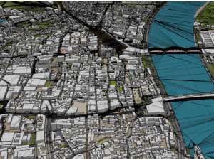 Koln cologne city germany 70km 3D Model