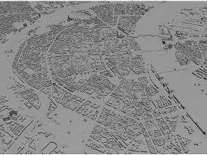 Koln cologne city germany 70km 3D Model
