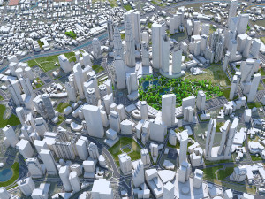 Kuala lumpur city malaysia 30km 3D Model