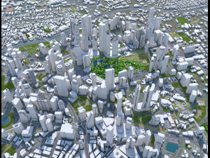 Kuala lumpur city malaysia 30km 3D 모델