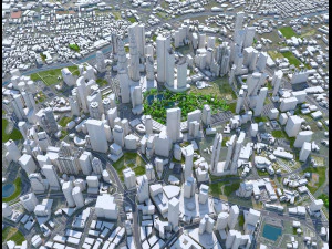 Kuala lumpur city malaysia 30km 3D Model