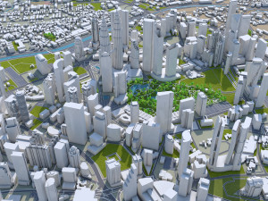 Kuala lumpur city malaysia 30km 3D 모델