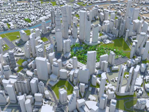Kuala lumpur city malaysia 30km 3D Model