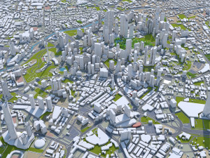 Kuala lumpur city malaysia 30km 3D 모델