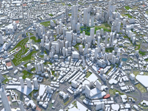 Kuala lumpur city malaysia 30km 3D 모델