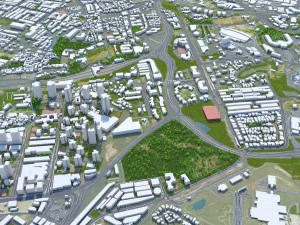 Kuala lumpur city malaysia 30km 3D Model