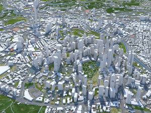 Kuala lumpur city malaysia 30km 3D 모델