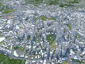 Kuala lumpur city malaysia 30km 3D Model