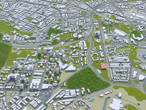 Kuala lumpur city malaysia 30km 3D Model
