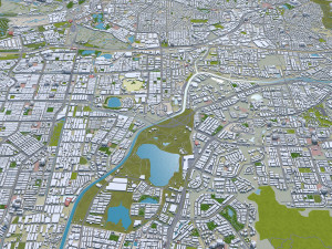 Kuala lumpur city malaysia 30km 3D 모델