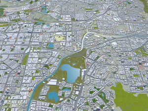 Kuala lumpur city malaysia 30km 3D Model